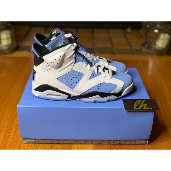 Sz 8 Air Jordan 6 Retro "UNC" - Picture 6 of 9